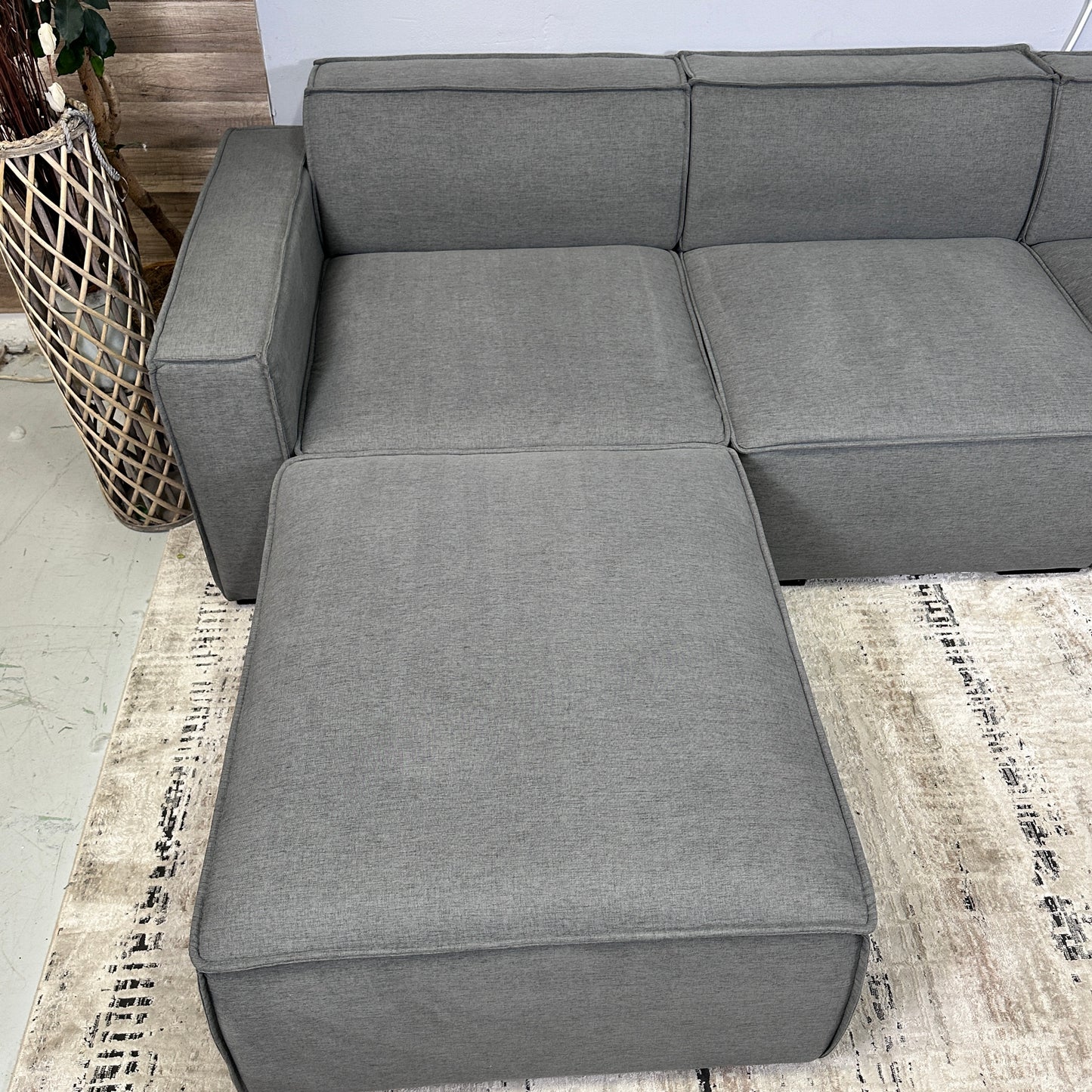 Dark Grey Modular Sectional