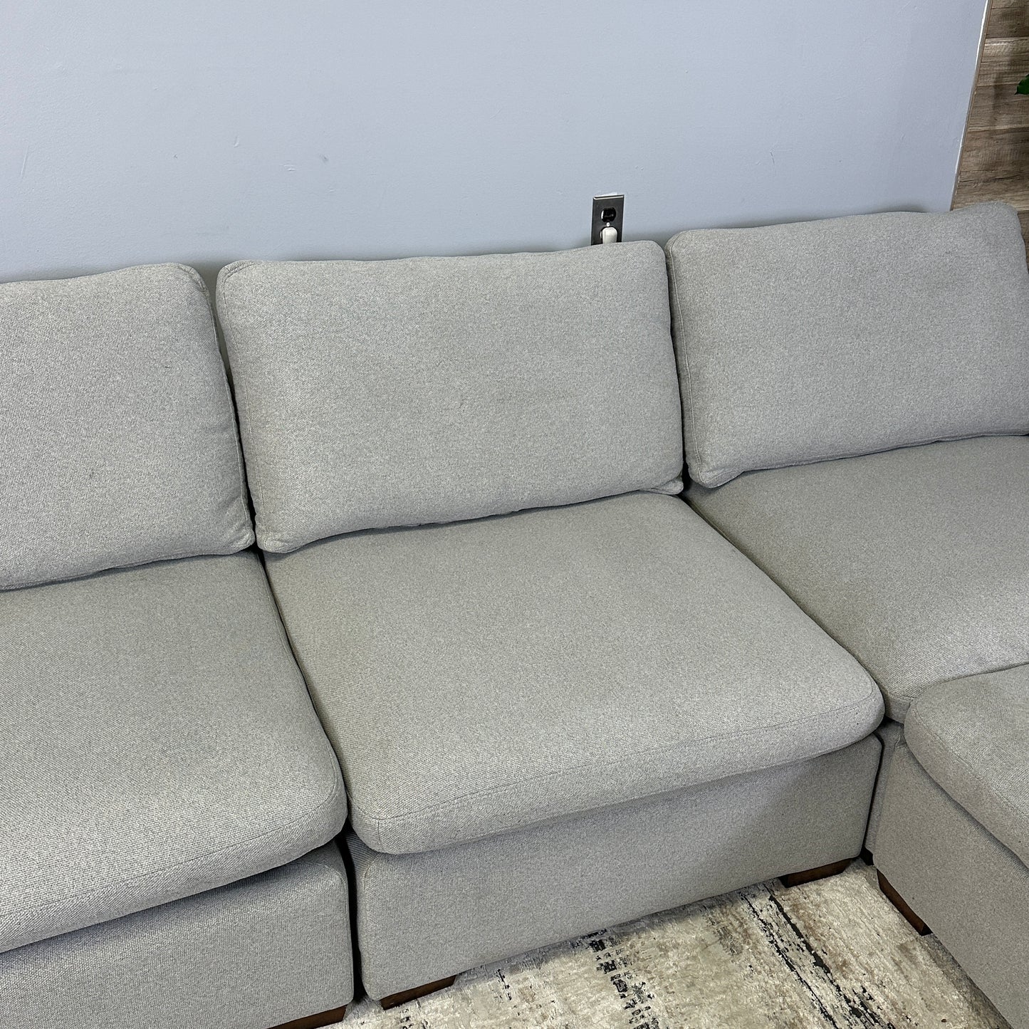 Grey 4-Piece Cloud Couch "Lowell" From Thomasville