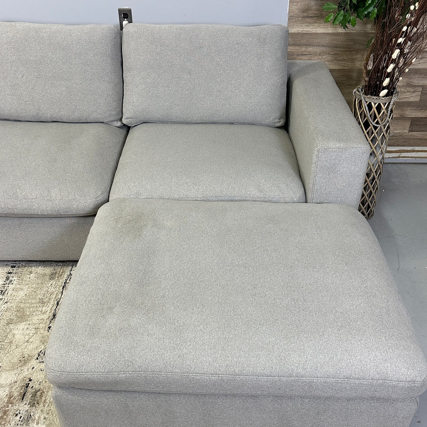 Grey 4-Piece Cloud Couch "Lowell" From Thomasville