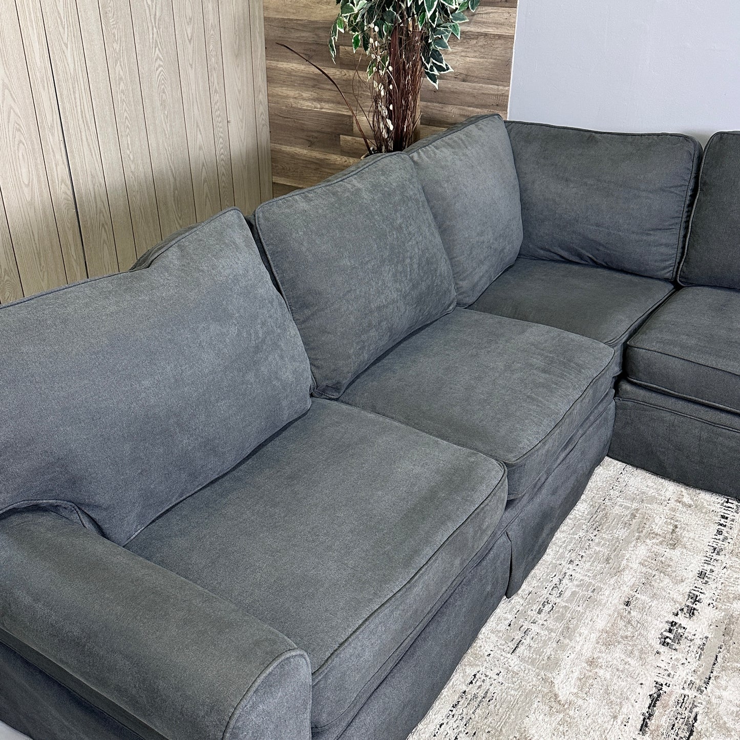 Grey L Shaped Sectional