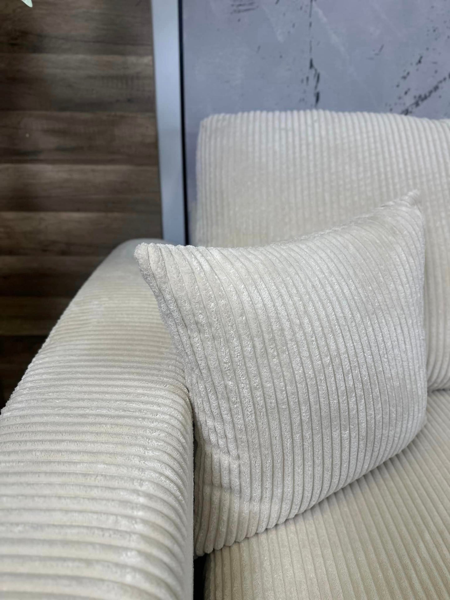 Xander Corduroy Sectional W/ Storage Ottoman & USB Port