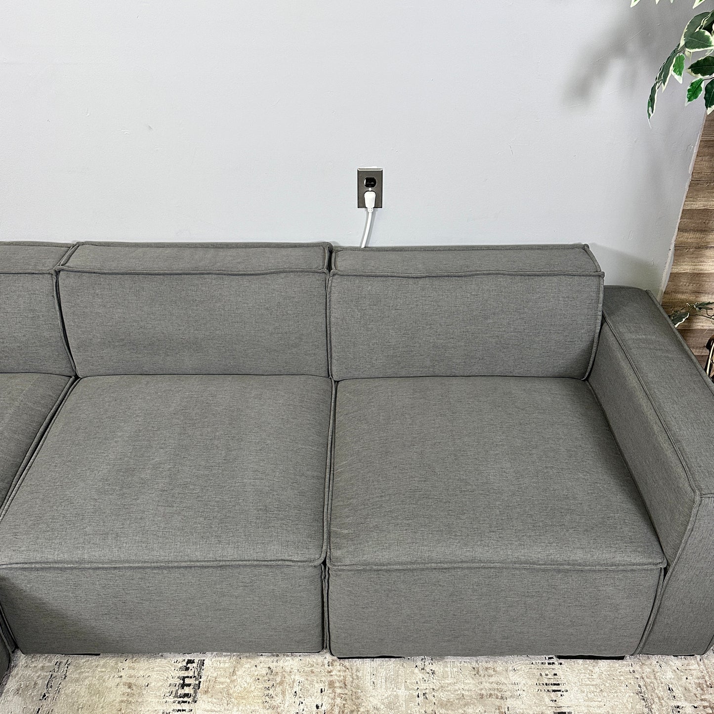 Dark Grey Modular Sectional