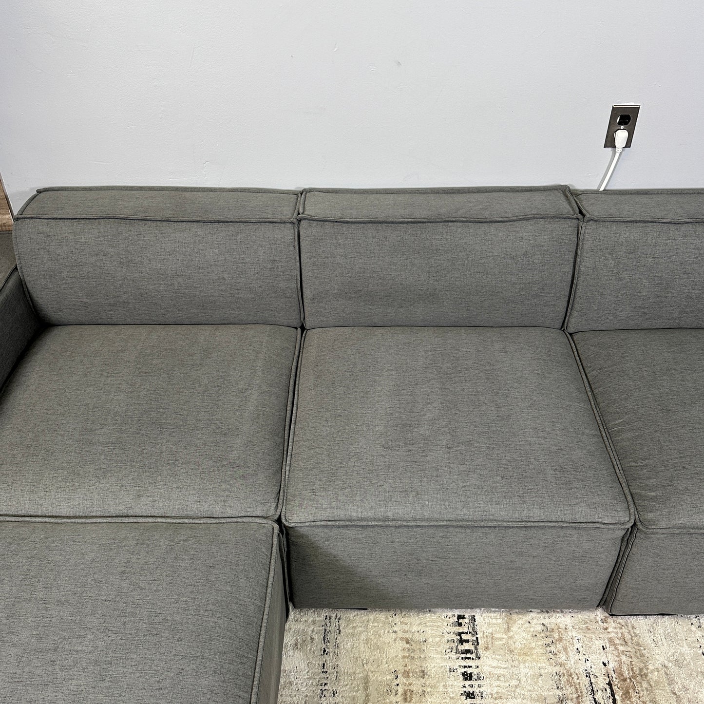 Dark Grey Modular Sectional