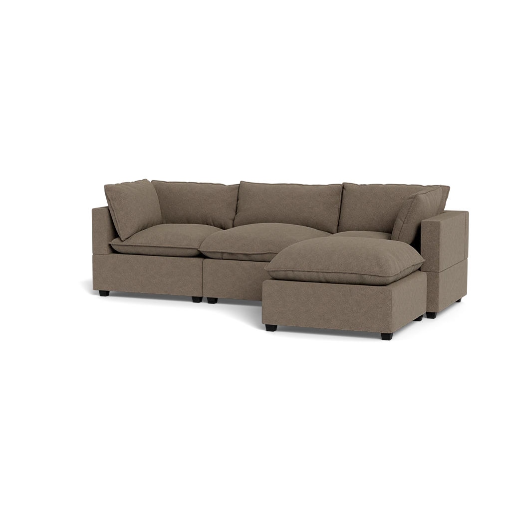 Albany Park "Hazelnut" With Ottoman