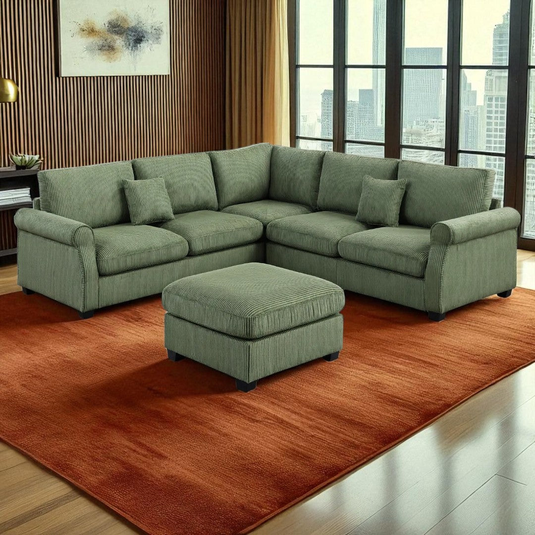 Furnica Corduroy Sectional