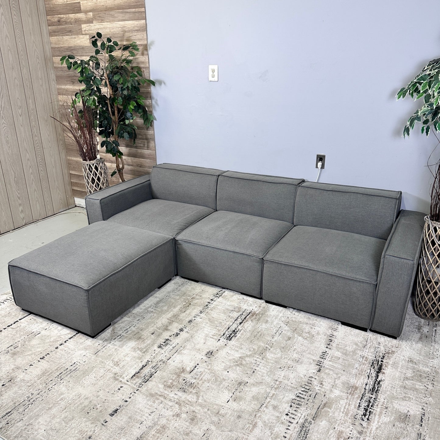 Dark Grey Modular Sectional