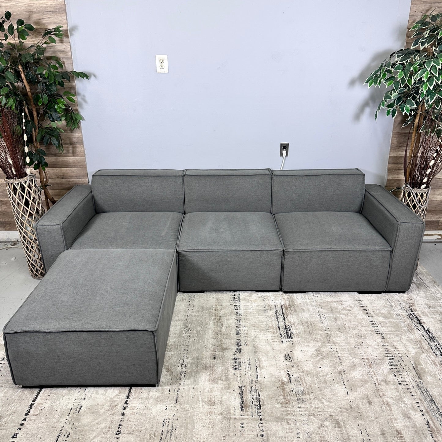 Dark Grey Modular Sectional