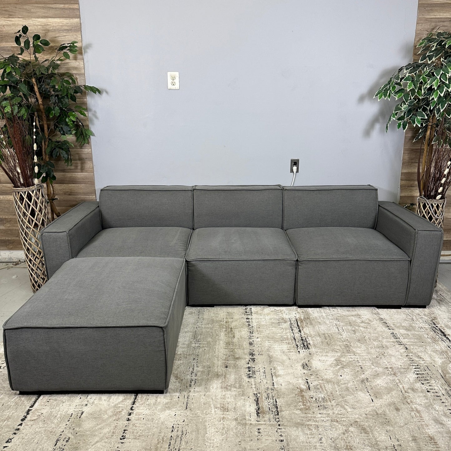 Dark Grey Modular Sectional