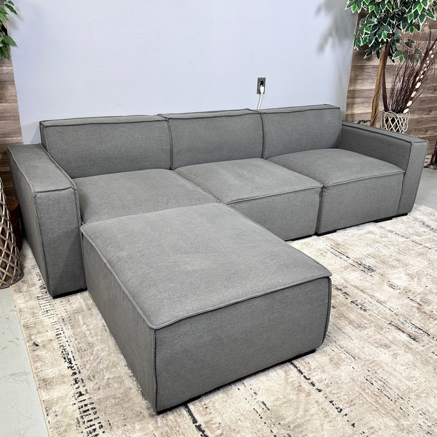 Dark Grey Modular Sectional
