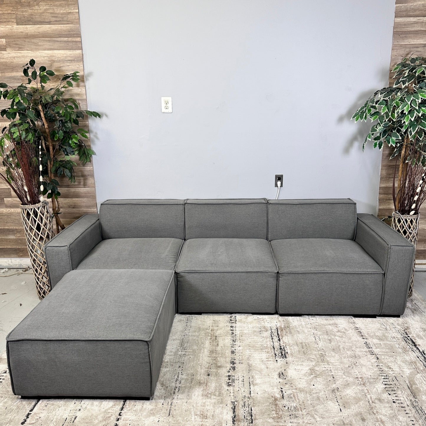 Dark Grey Modular Sectional