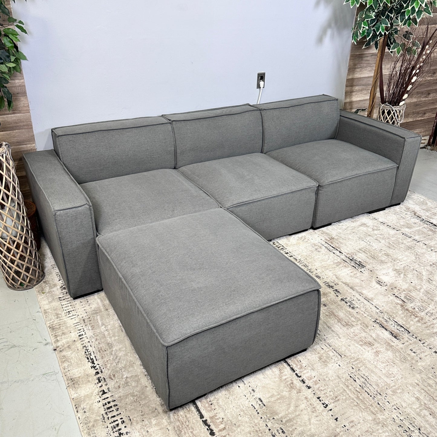 Dark Grey Modular Sectional
