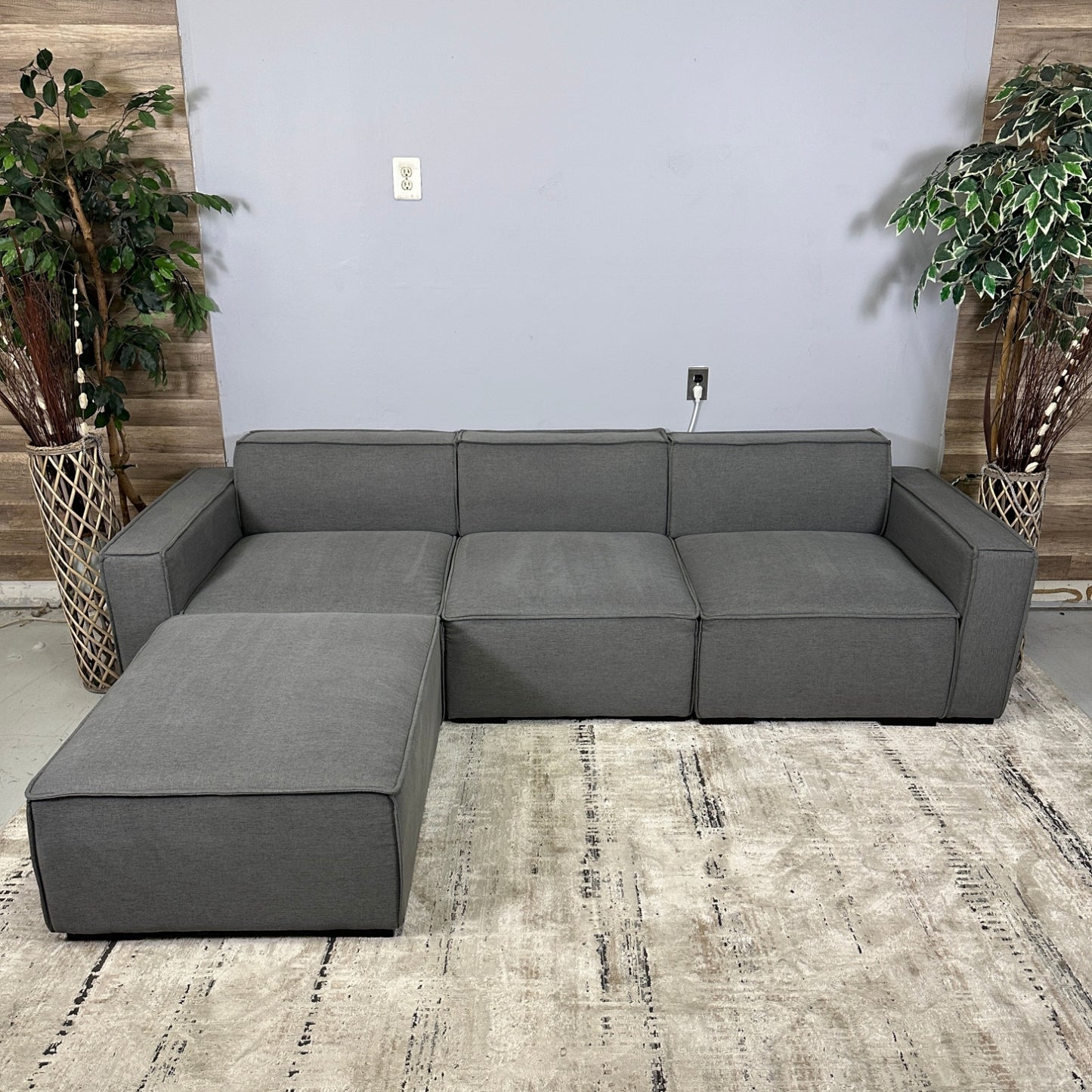 Dark Grey Modular Sectional