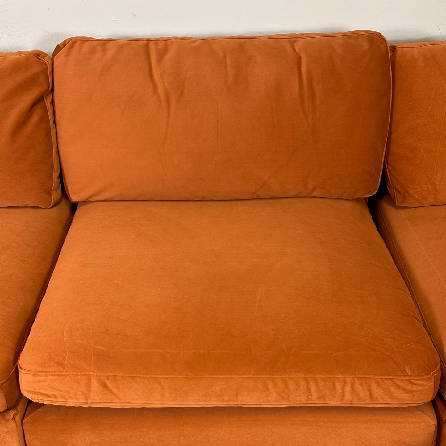 Albany Park "Rust" With Storage Ottoman