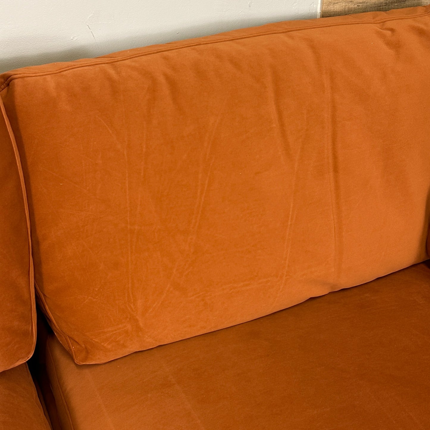 Albany Park "Rust" With Storage Ottoman