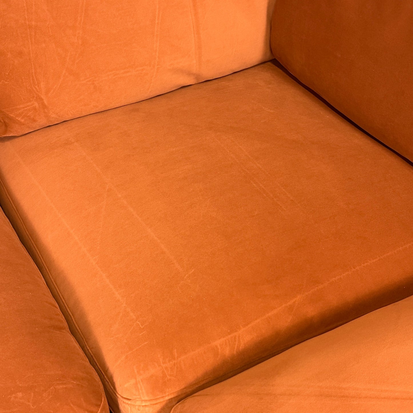 Albany Park "Rust" With Storage Ottoman