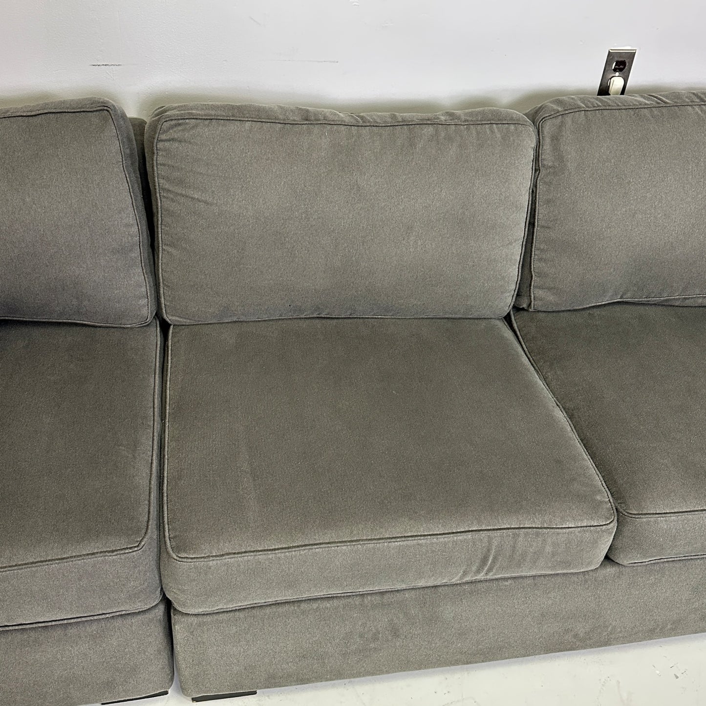 Macy’s 3-Piece Grey Sectional