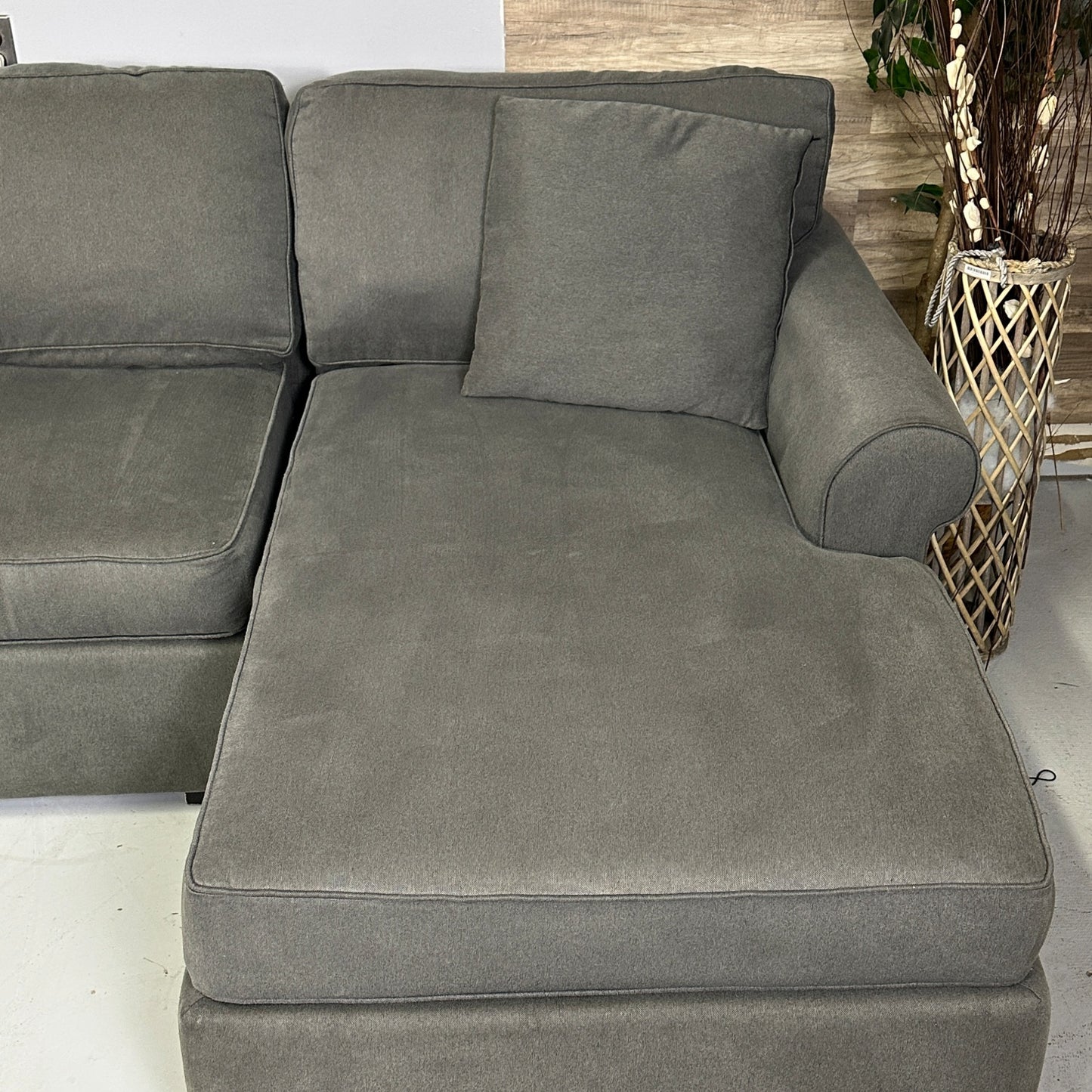 Macy’s 3-Piece Grey Sectional