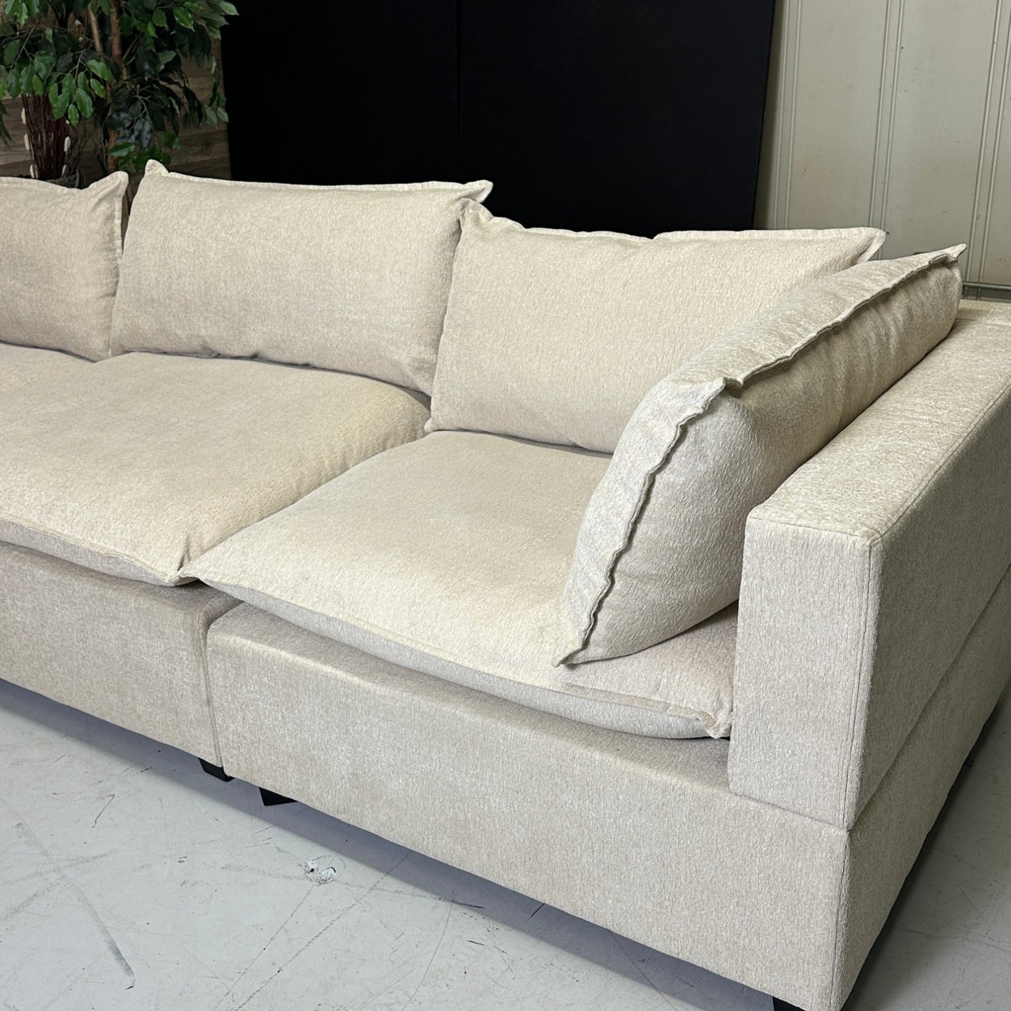 Albany Park Beige "Kova" Corner Sectional