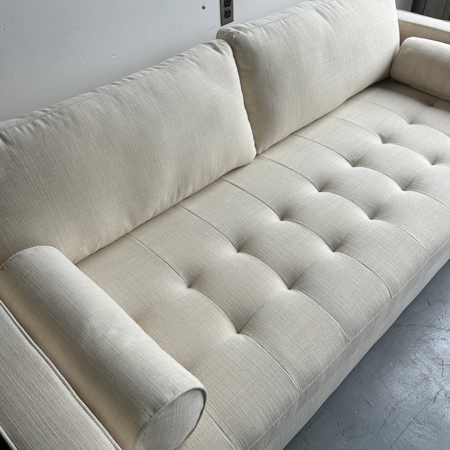 Article Sven Biscuit Cream Sofa Bed