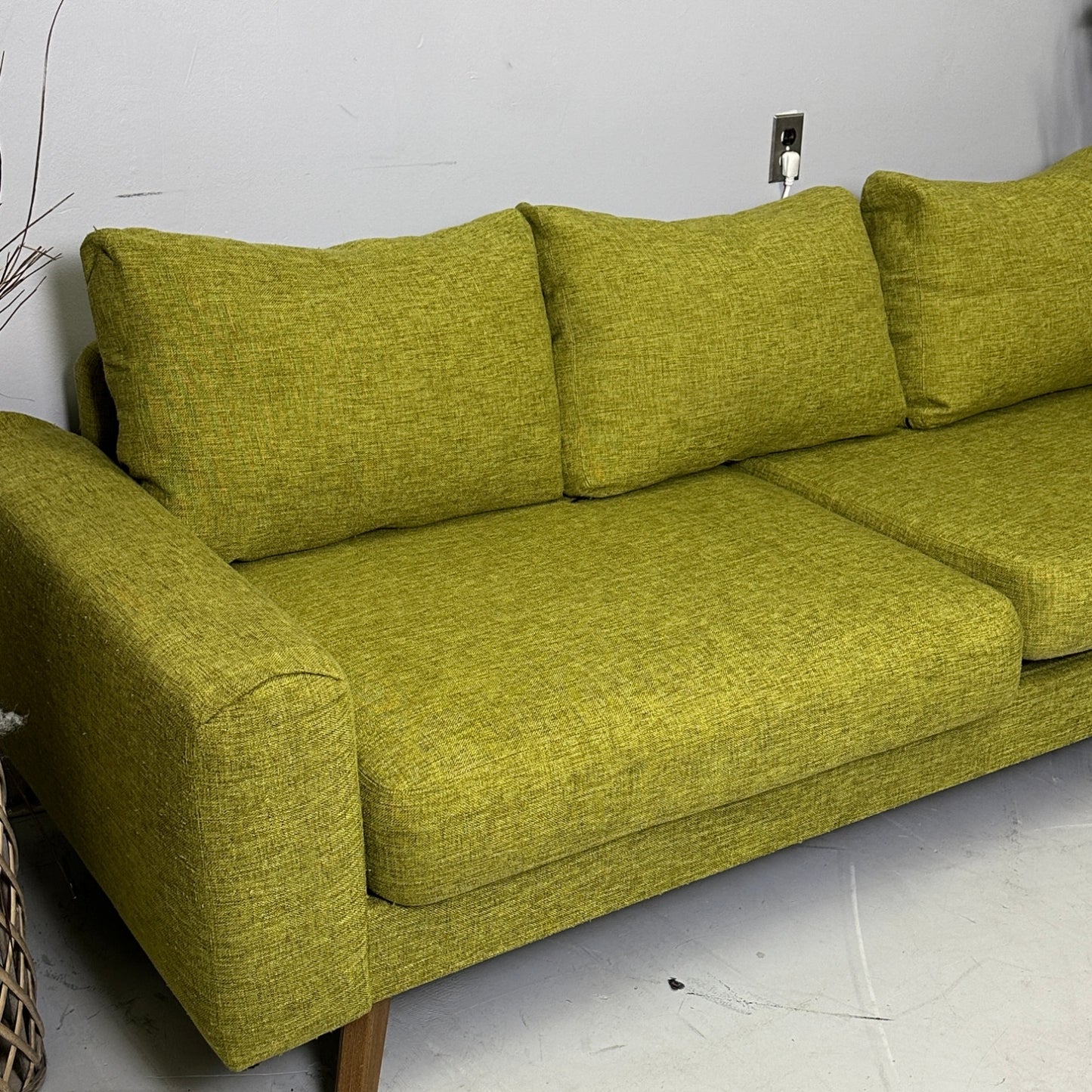 Green "Inside Weather" Sofa