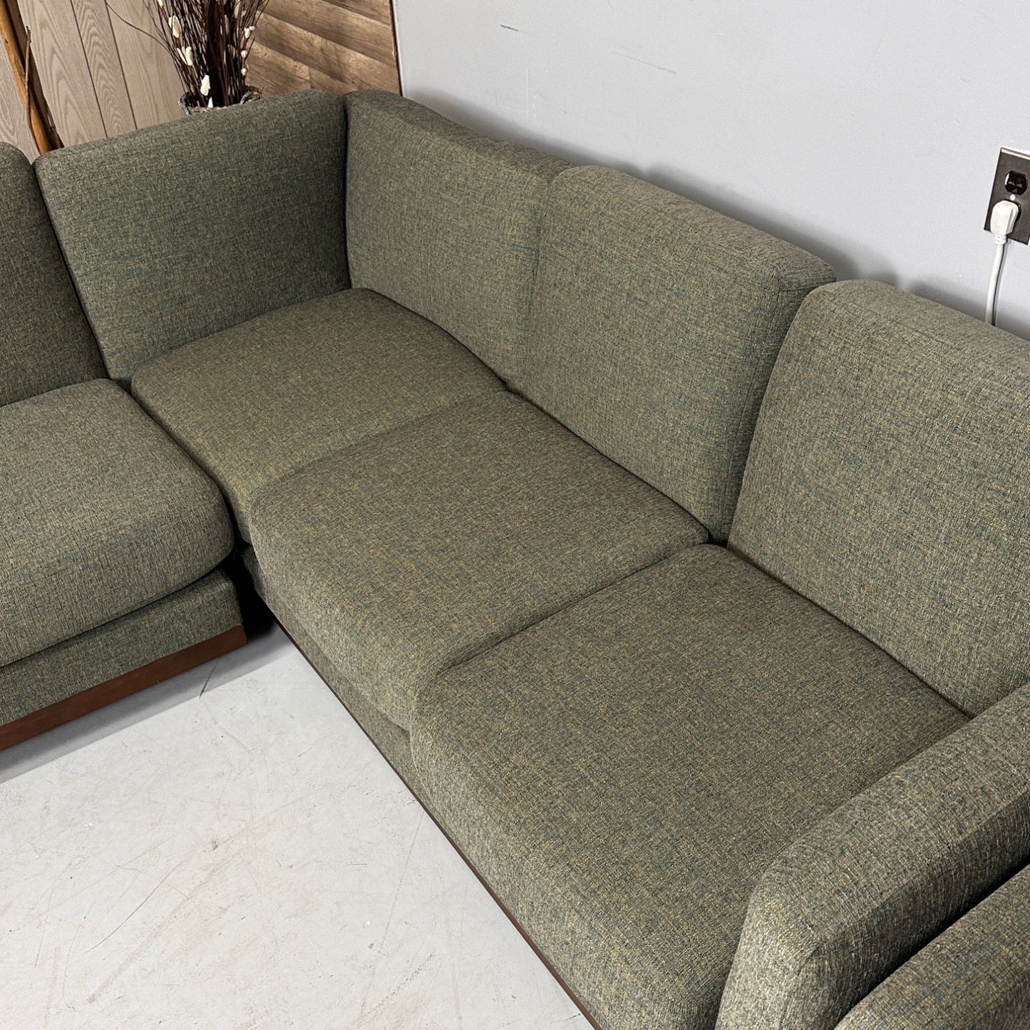 Ceni Hemlock Green Corner Sectional