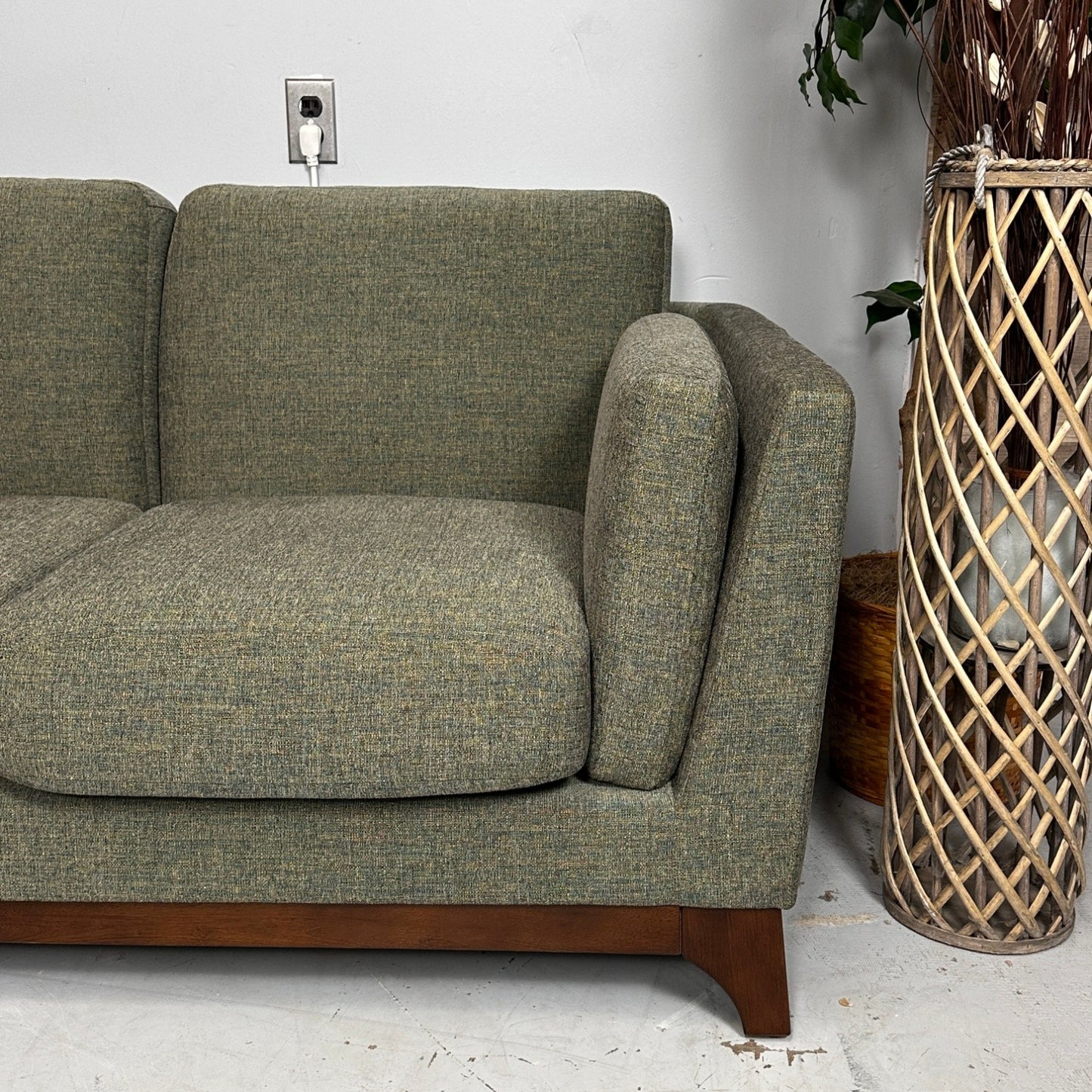 Ceni Hemlock Green Corner Sectional