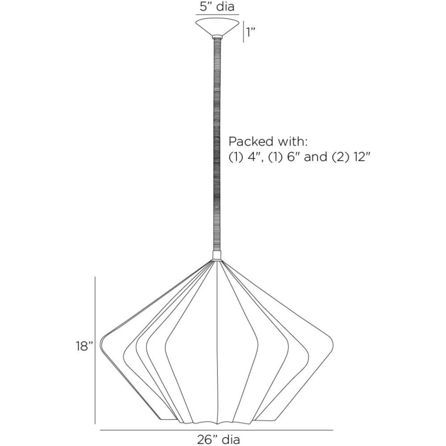Arteriors Fazekas Pendant (2 Available)