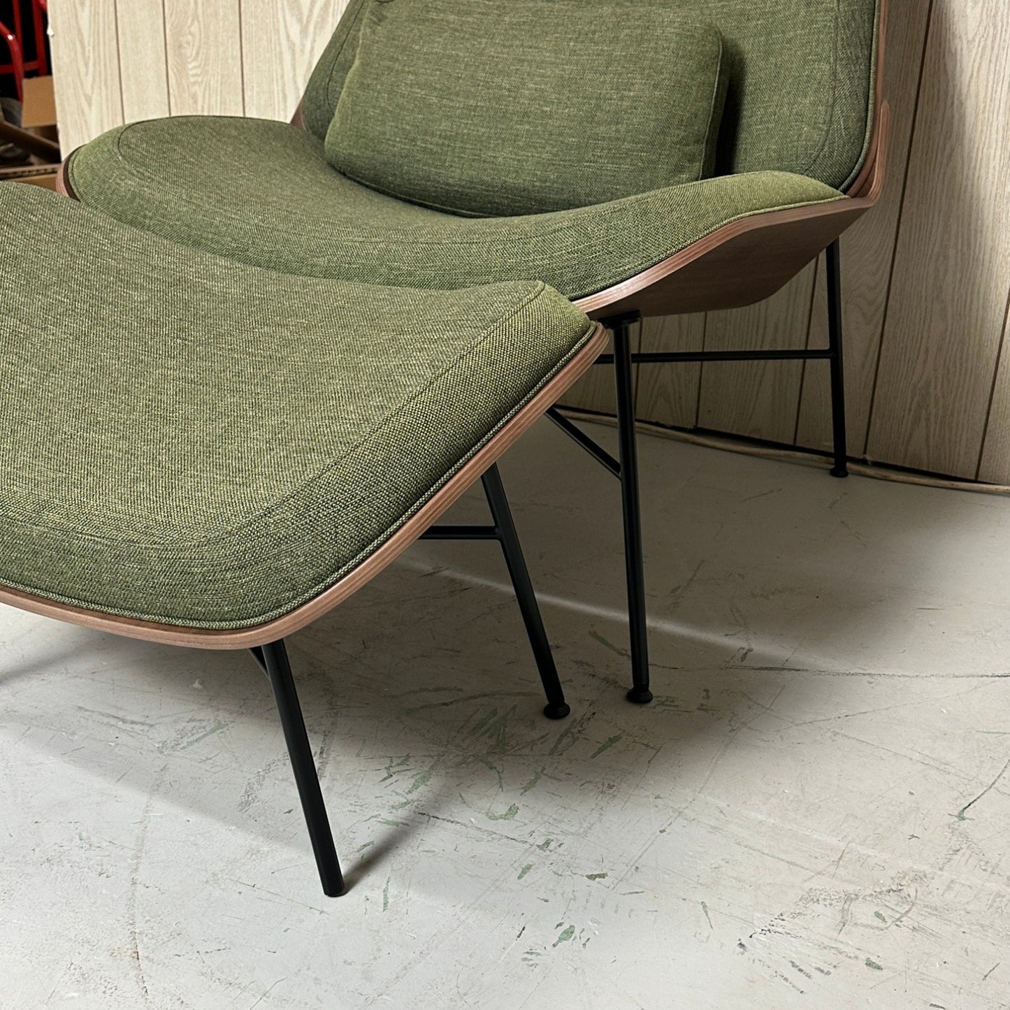 Burrow Vesper Lounge Chair + Ottoman