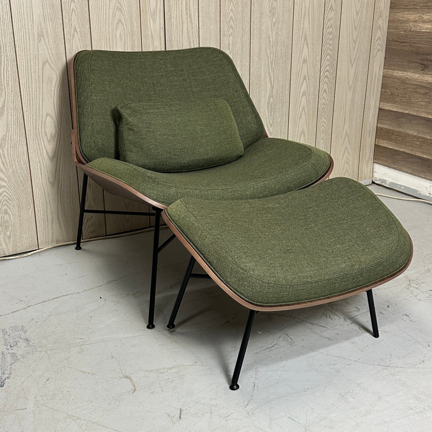 Burrow Vesper Lounge Chair + Ottoman