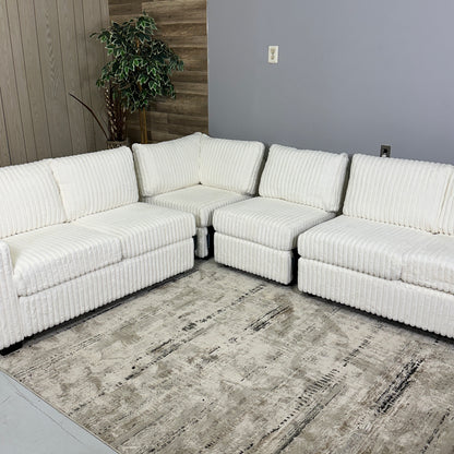 Milk 119”x93” Corduroy Sectional (no ottoman)