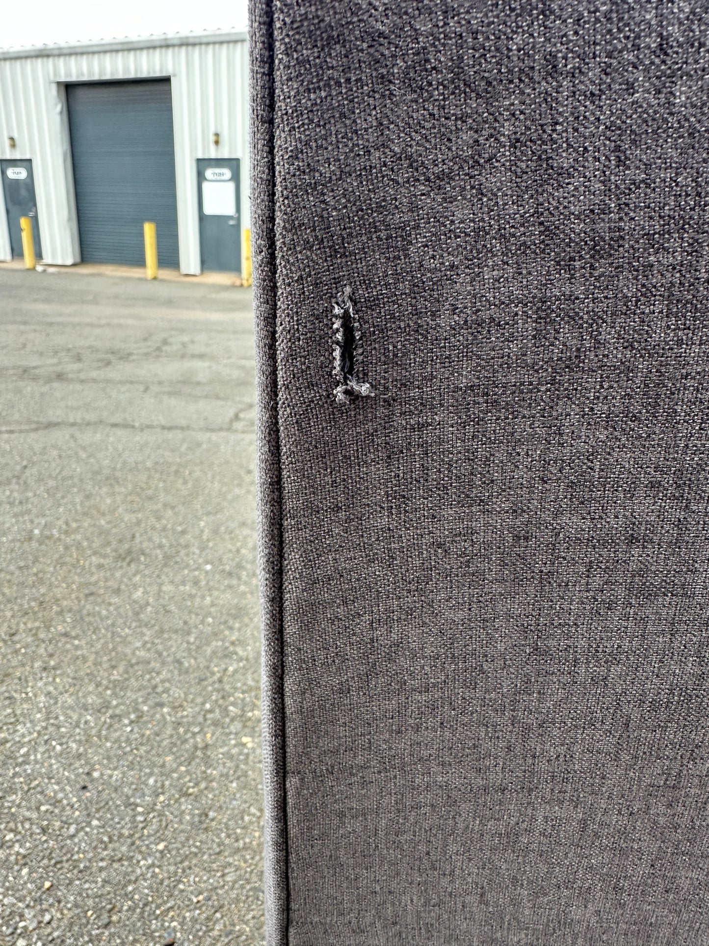 Grey Pottery Barn L Shaped Sectional