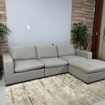 Grey 4-Piece Cloud Couch "Lowell" From Thomasville
