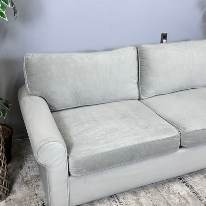 Grey Velvet Sofa