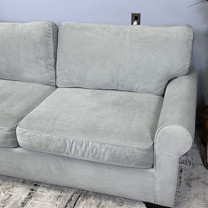 Grey Velvet Sofa