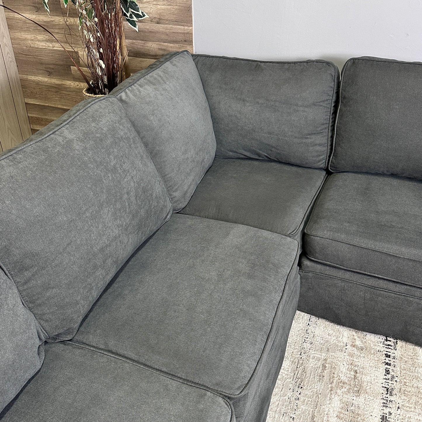 Grey L Shaped Sectional