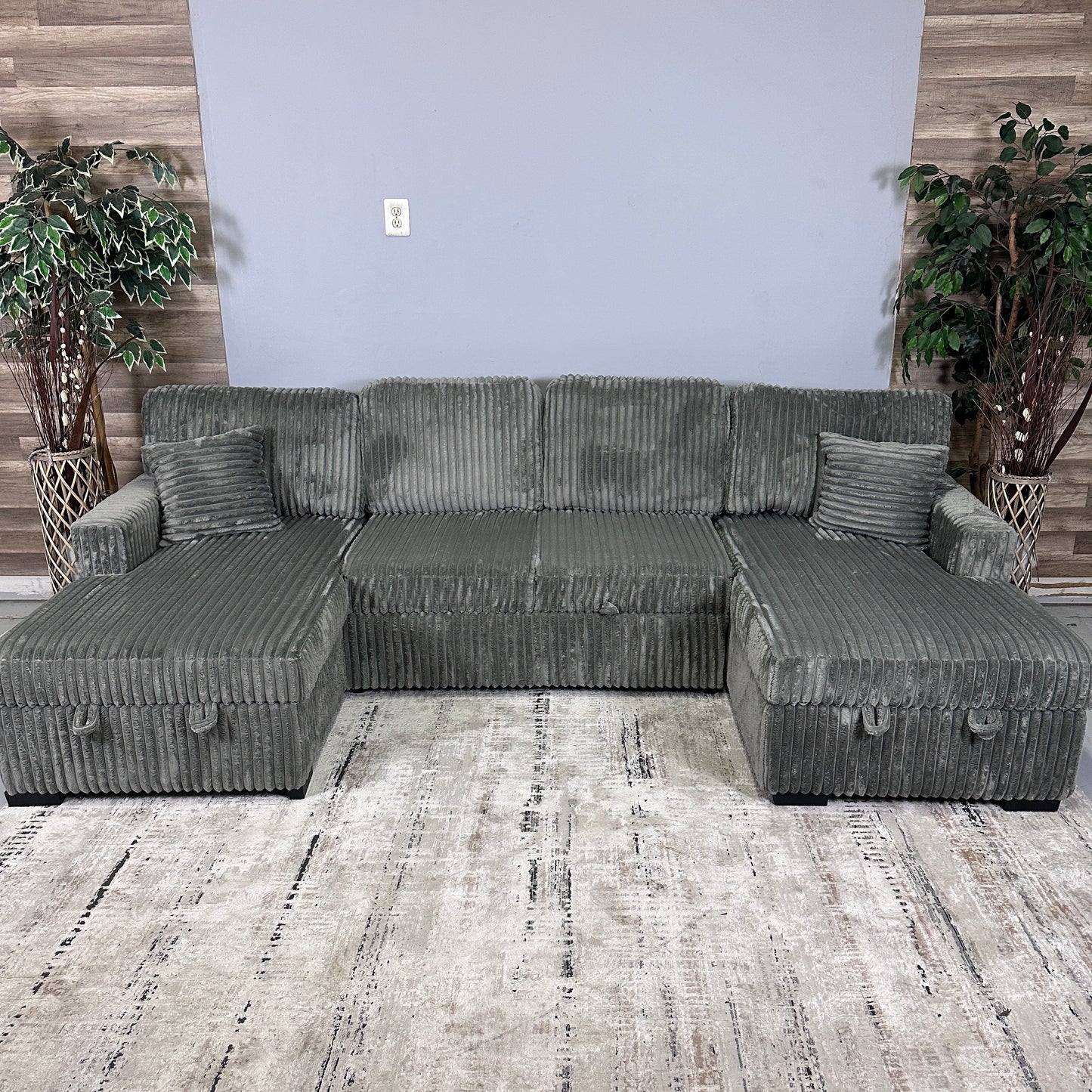 Fluff Monster Double Chaise + Sleeper