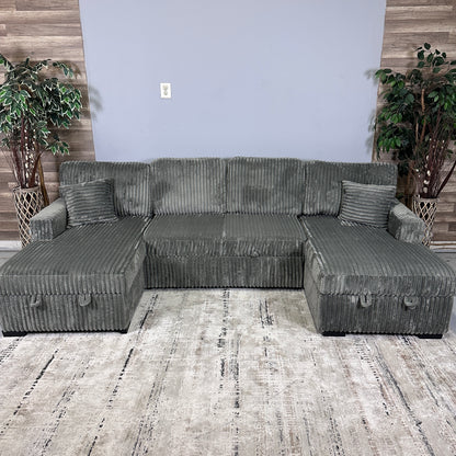 Fluff Monster Double Chaise + Sleeper