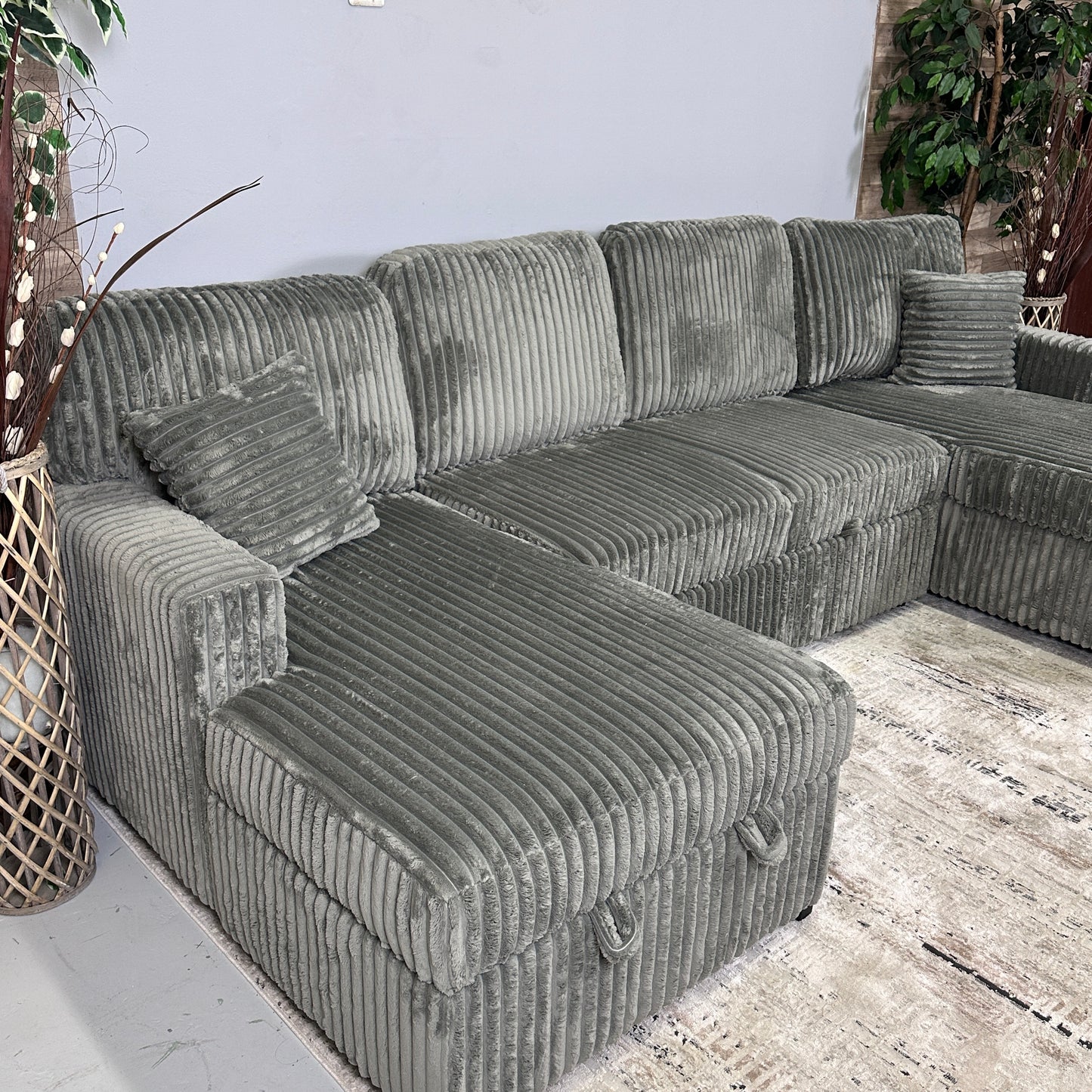 Fluff Monster Double Chaise + Sleeper