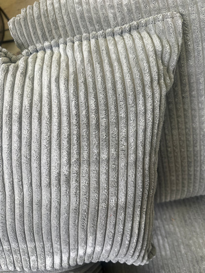 Furnica Grey Corduroy Sectional