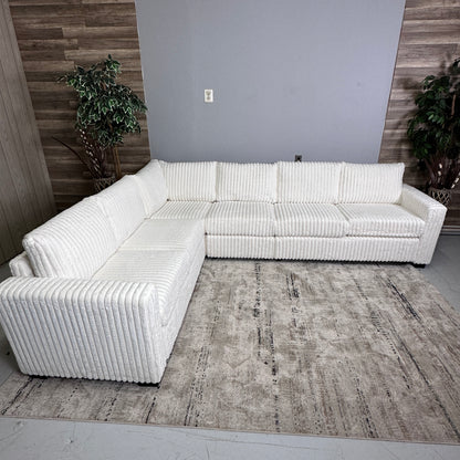 Milk 119”x93” Corduroy Sectional (no ottoman)