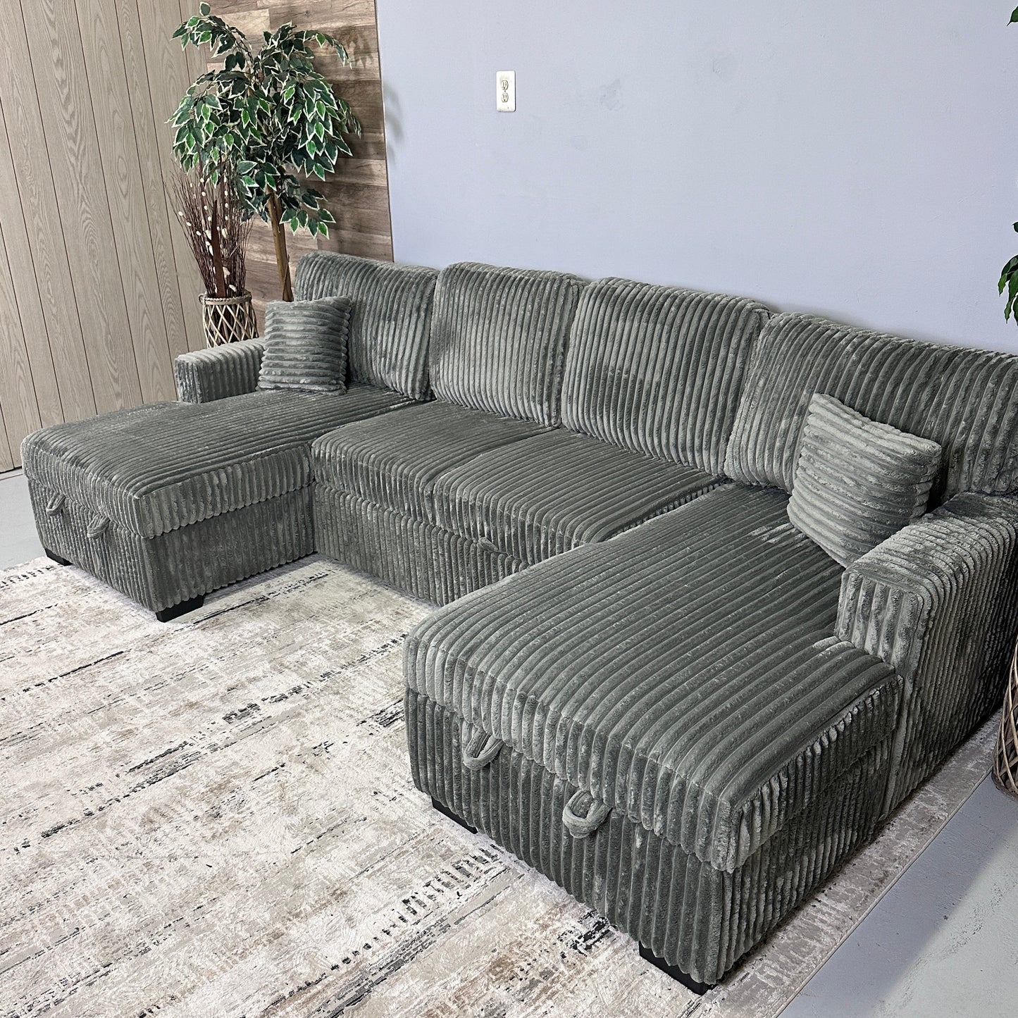 Fluff Monster Double Chaise + Sleeper