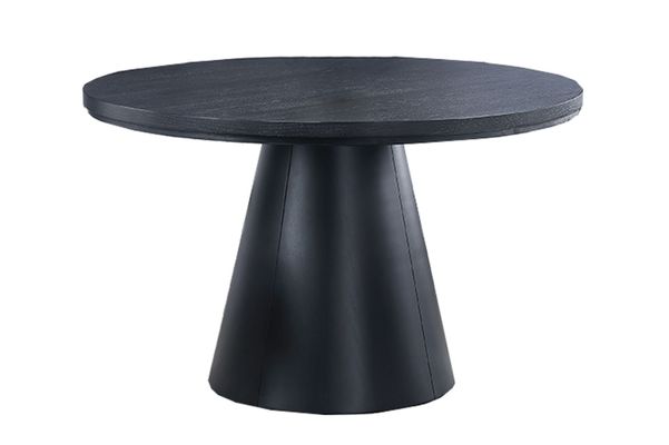 Midnight Round Dining Table W/ 4 Chairs