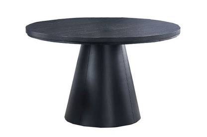 Midnight Round Dining Table W/ 4 Chairs