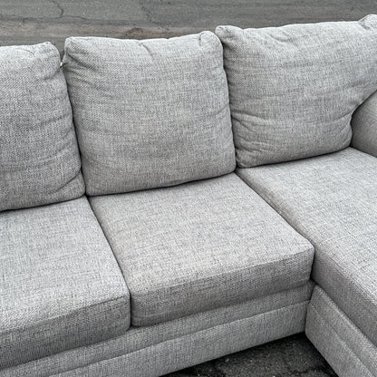 Grey 2-Piece Reversible Sectional