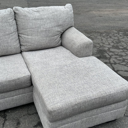 Grey 2-Piece Reversible Sectional