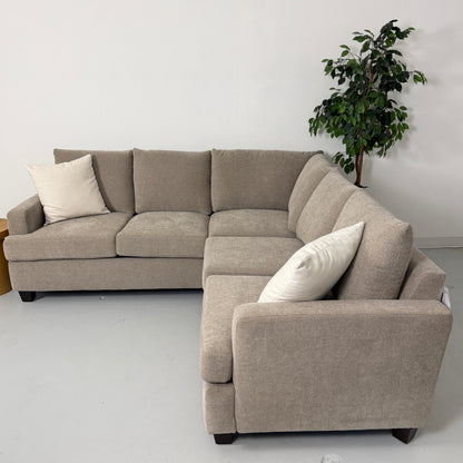 Gray Sonia Fabric Sectional
