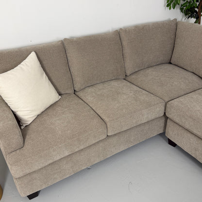 Gray Sonia Fabric Sectional
