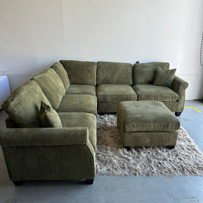 Furnica Corduroy Sectional
