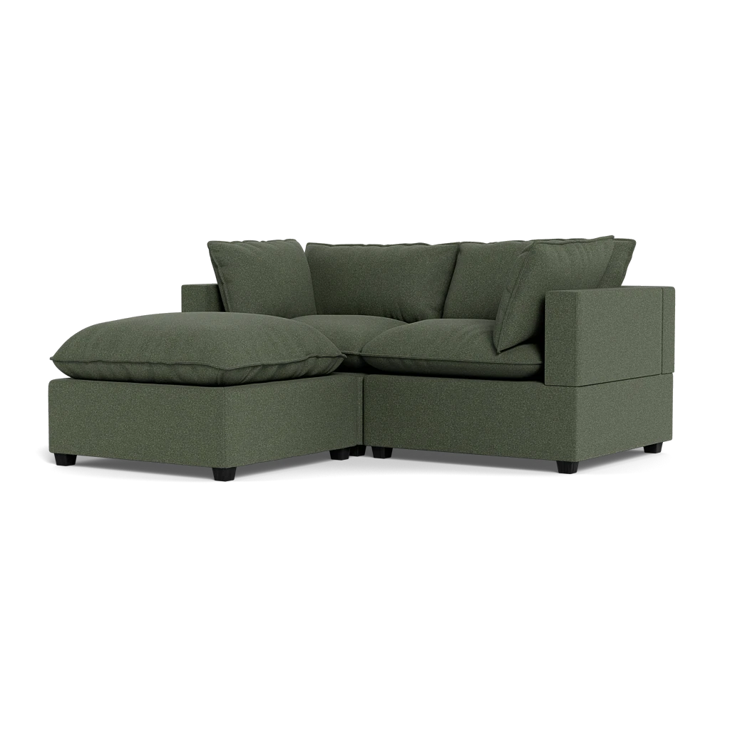 Albany Park "Spruce" 82" With Ottoman