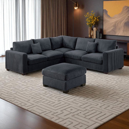 Furnica Corduroy Sectional